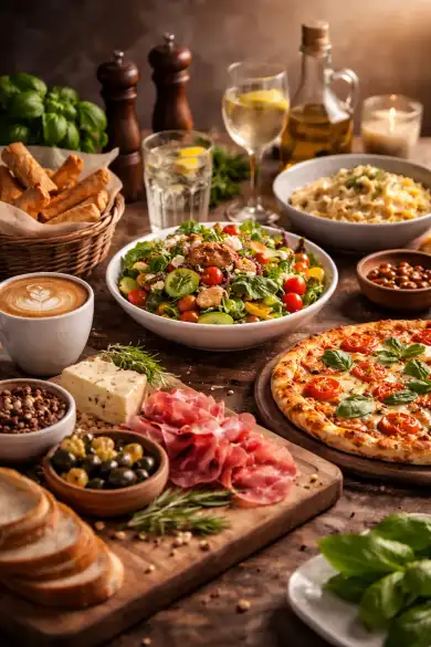 QR menu ekrani — restoran dijital menu arayuzu